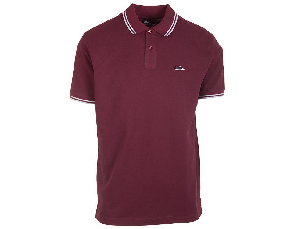 ATCS Classic Tipped Polo Burgundy/Sky