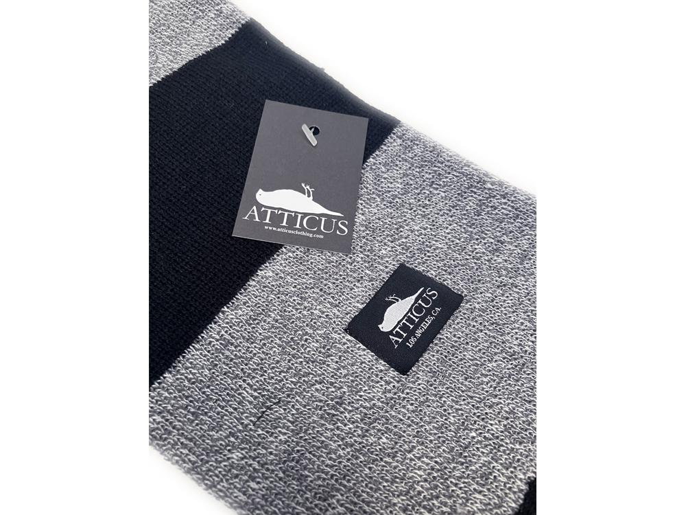 Huston Scarf Black/Heather Grey