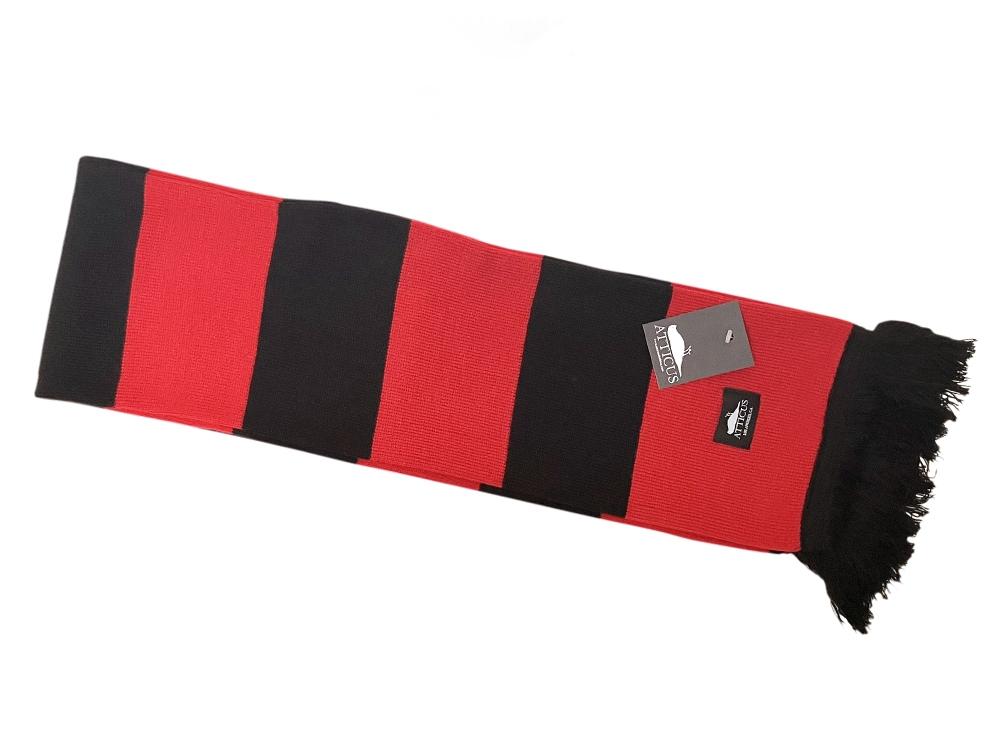 Huston Scarf Black/Red