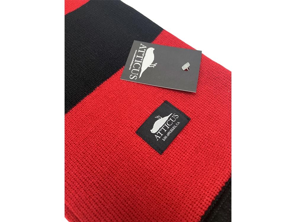 Huston Scarf Black/Red