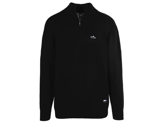 Carlos ¼ Zip Sweater Black