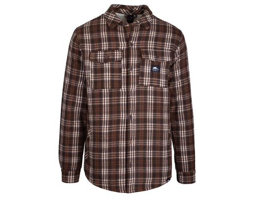 Jeremy Flannel Shirt Brown