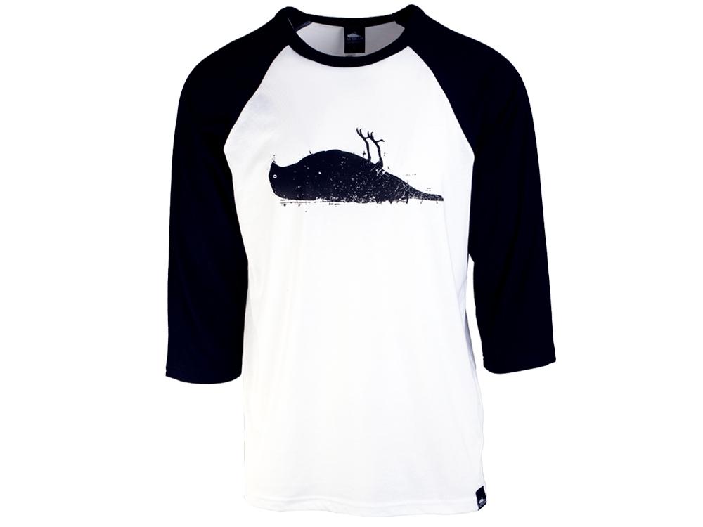 ATCS Bird Baseball T-Shirt White/Black