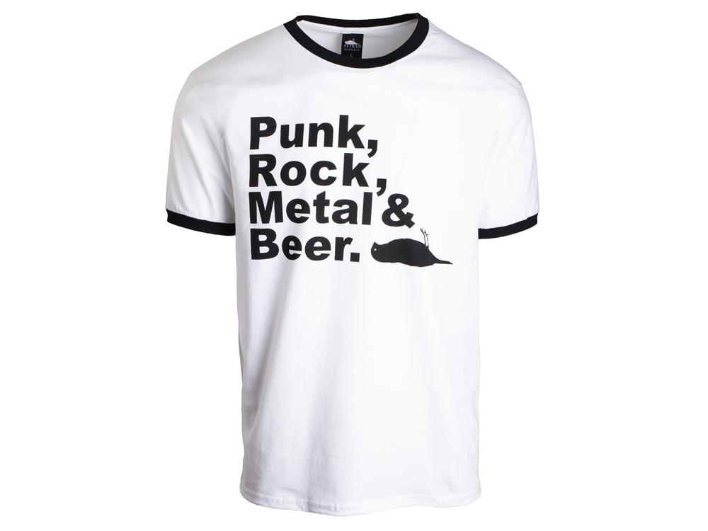 PRMB Ringer T-Shirt White/Black